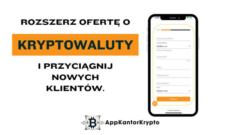 Grafika przedstawiająca aplikację Kantor Krypto