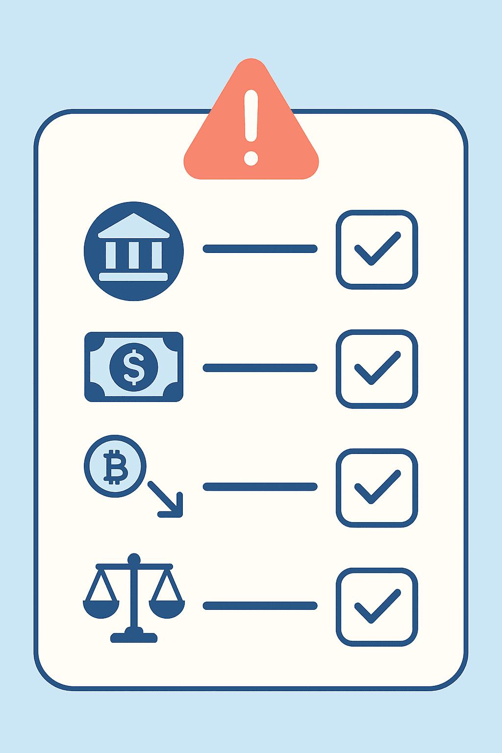 Ryzyka stablecoinów — praktyczna checklista Checklista ryzyk stablecoinów: rezerwy, banki, rynek i regulacje